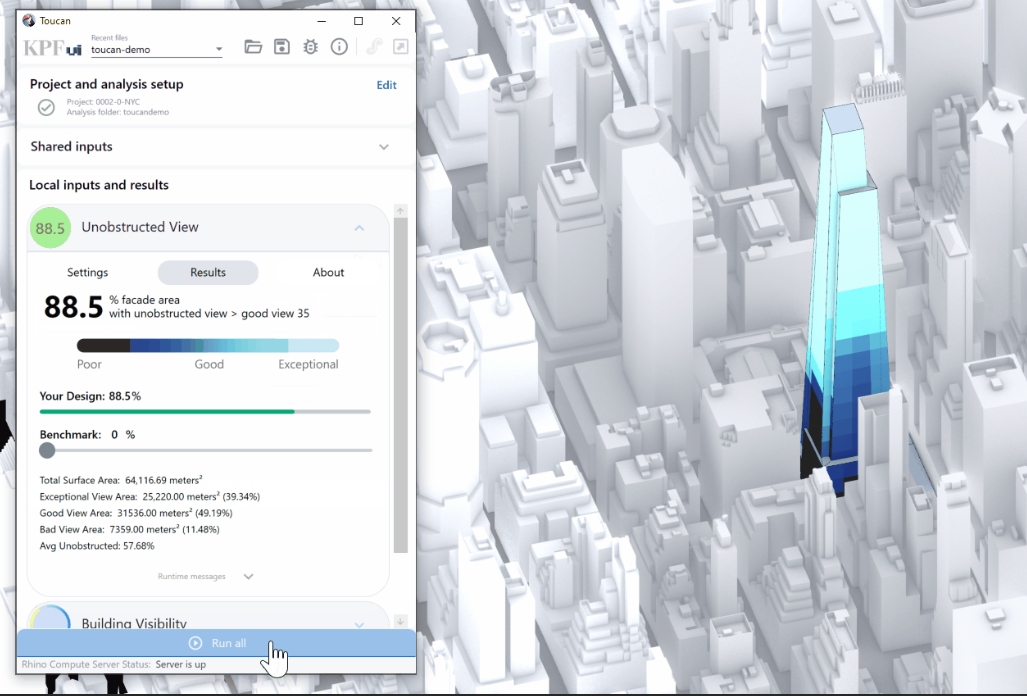 Rhino Plugin: Environmental analysis suite for early-stage design with Rhino.Compute